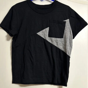 Black and Gray Geometric‎ T-Shirt